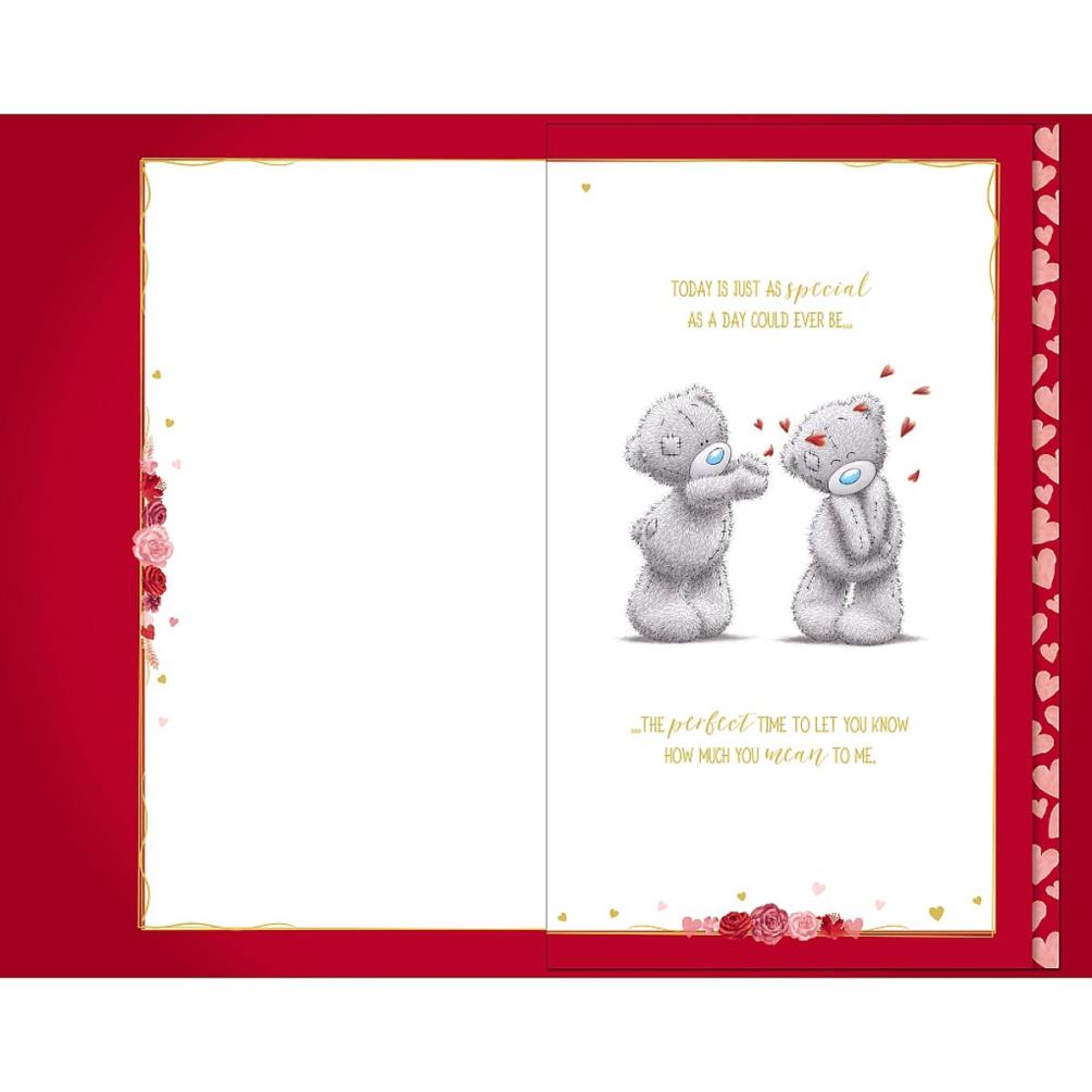 One I Love Handmade Me to You Bear Birthday Card Extra Image 1